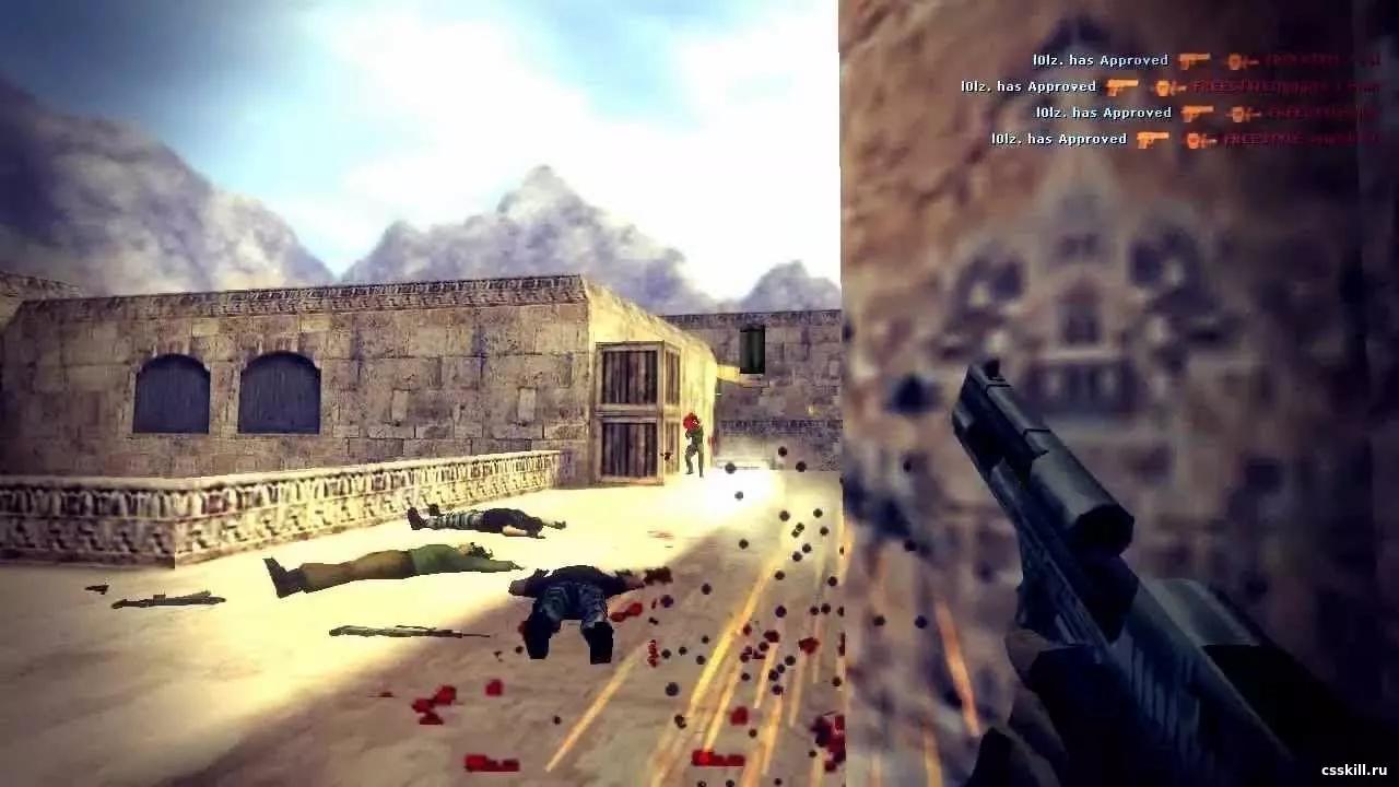 Картинки Стрельба, прострелы, раскидка Counter-Strike 1.6